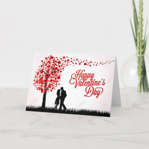 Happy Valentine's Couple Feiertagskarte