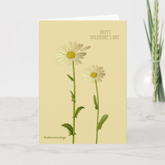Happy Valentine's - daisis Feiertagskarte (Vorderseite)