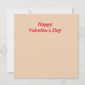 Happy Valentine's Day (Rückseite)