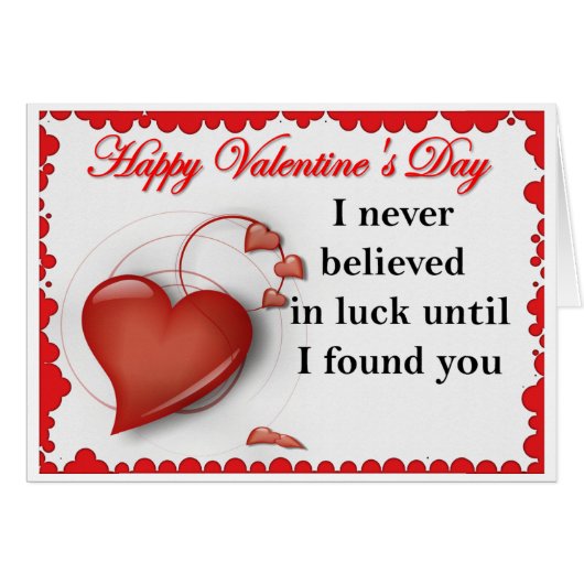 Happy Valentine's Day (Vorderseite (Horizontal))