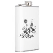 Happy Valentine's Day 2022 Tasse Flachmann (Rechts)