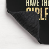 Happy Valentine's Day 2023 Fun Basketball Player V Mousepad (Ecke)