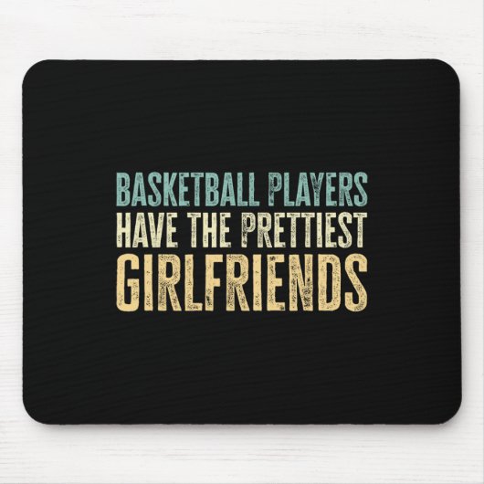 Happy Valentine's Day 2023 Fun Basketball Player V Mousepad (Vorne)