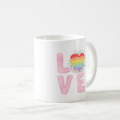 Happy Valentine's Day 2023 Idee für sie Kaffeetasse (VorderseiteRechts)