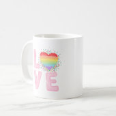 Happy Valentine's Day 2023 Idee für sie Kaffeetasse (Vorderseite Links)