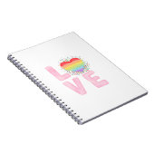 Happy Valentine's Day 2023 Idee für sie Notizblock (Rechte Seite)