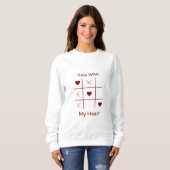 Happy Valentine's Day 2023 Ideen - Du gewann mein  Sweatshirt (Vorne ganz)