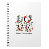 Happy Valentine's Day 2023 - Liebe Images Stilvoll Notizblock (Vorderseite)