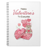 Happy Valentine's Day 2023 - Liebe Images Trendy Notizblock (Vorderseite)