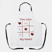 Happy Valentine's Day 2024 Ideen - Du gewann mein  Schürze (Vorderseite)