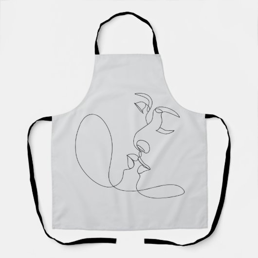 Happy Valentine's Day 2024 Ideen Schürze (Vorderseite)