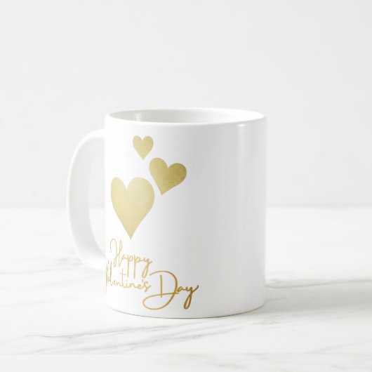 Happy Valentine's Day 2,0 Kaffeetasse (Vorderseite Links)