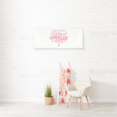 Happy Valentine's Day 2,5x6 Vinyl Banner (Insitu)