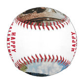 Happy Valentine's Day 2 Foto Collage Boyfriend Baseball (Rückseite)