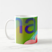 Happy Valentine's Day 2 Red Hearts Tasse (Links)