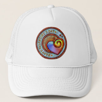 Happy Valentine's Day 2A Hat Truckerkappe