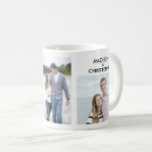 Happy Valentines Day 3 Foto Collage Individuellen  Kaffeetasse (VorderseiteRechts)