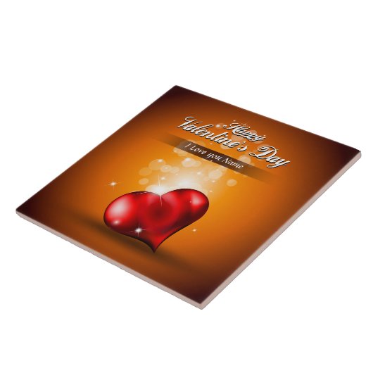 Happy Valentine's Day 4 Tile Fliese (Seite)