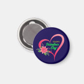 Happy Valentine's Day-53816 Magnet (Vorderseite/Rückseite)