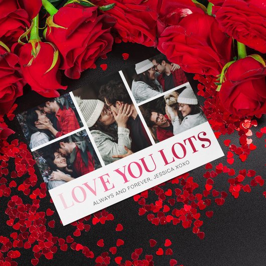 Happy Valentines Day 5 Foto Feiertagskarte