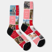 Happy Valentines Day 7 Foto Socken (Rechts)