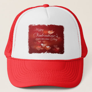 Happy Valentine's Day 7A Hat Truckerkappe