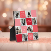 Happy Valentines Day 8 Photo Grid Fotoplatte