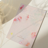 Happy Valentines Day Abstrakt Art Foil Card Folieneinladung