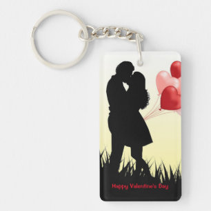 Happy Valentine's Day Akryllischer Schlüsselanhäng Schlüsselanhänger