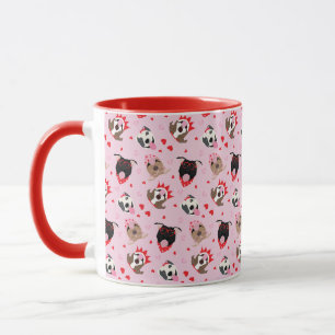 Happy Valentines Day American Pit Bull Terriers Tasse