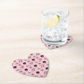 Happy Valentines Day American Pit Bull Terriers Untersetzer (Vor Ort)