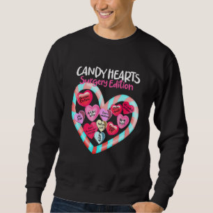 Happy Valentines Day Anästhesie Design für Februar Sweatshirt