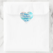 Happy Valentine's Day Aufkleber von dalDesignNZ (Tasche)