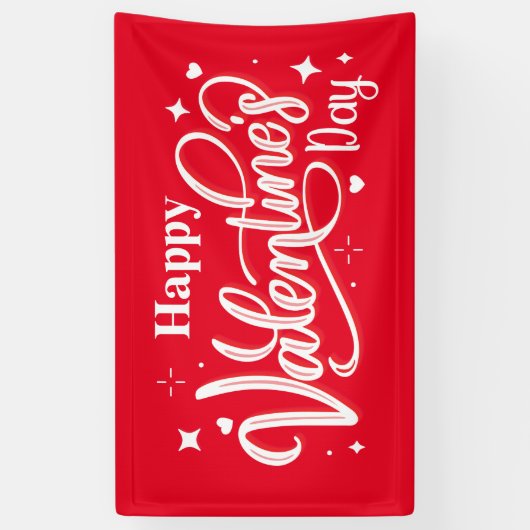 Happy Valentine's Day banner (Vertikal)
