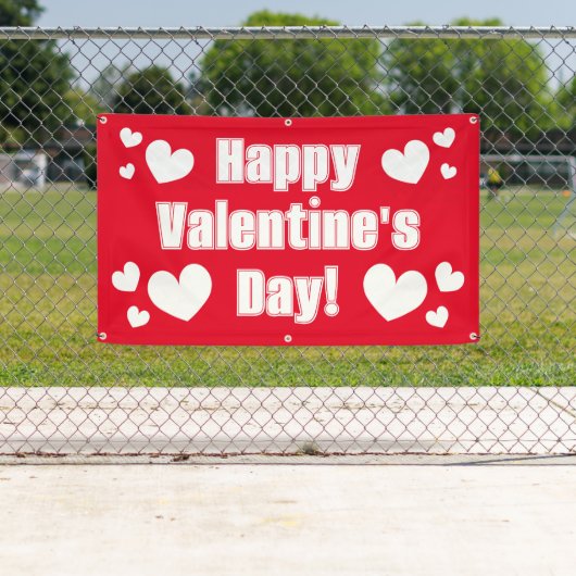 Happy Valentine's Day Banner für Geschäft oder Ges (Insitu)