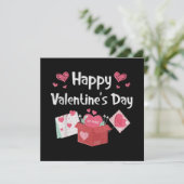 Happy Valentines Day Be meine Niedlichen Herzen (Stehend Vorderseite)