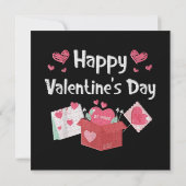 Happy Valentines Day Be meine Niedlichen Herzen (Rückseite)