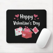 Happy Valentines Day Be meine Niedlichen Herzen Mousepad (Mit Mouse)