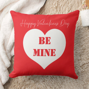 Happy Valentine's Day Be Mine Boyfriend Girlfriend Kissen