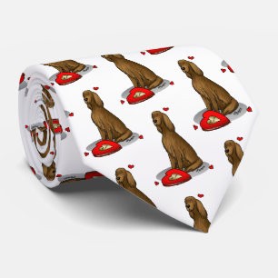 Happy Valentine's Day Be Mine Irish Setter (rot 1) Krawatte