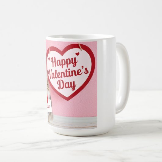 Happy Valentine's day - Be mine Kaffeetasse (VorderseiteRechts)