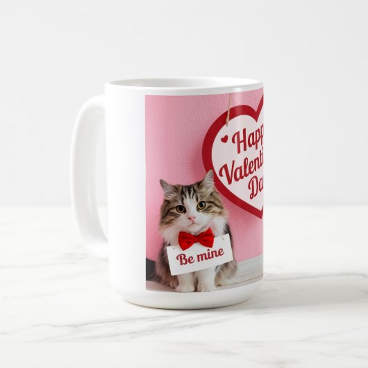 Happy Valentine's day - Be mine Kaffeetasse (Vorderseite Links)