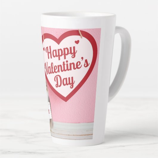 Happy Valentine's day - Be mine Milchtasse (Rechte Ecke)