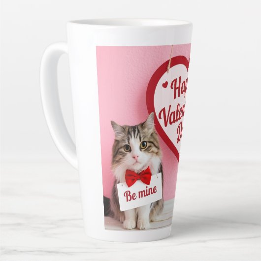 Happy Valentine's day - Be mine Milchtasse (Linke Ecke)