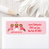 Happy Valentines Day Beagle Hunde (Insitu)