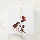 Happy Valentines Day Beagle Hunde Geschenkanhänger (Beispiel)