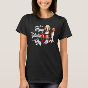 Happy Valentine's Day Beagle T-Shirt