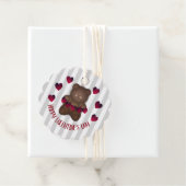 Happy Valentines Day Bear Geschenkanhänger (Beispiel)