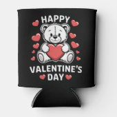Happy Valentine's Day Bear Vday Dosenkühler (Vorderseite)
