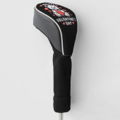 Happy Valentine's Day Bear Vday Golf Headcover (angewinkelt)